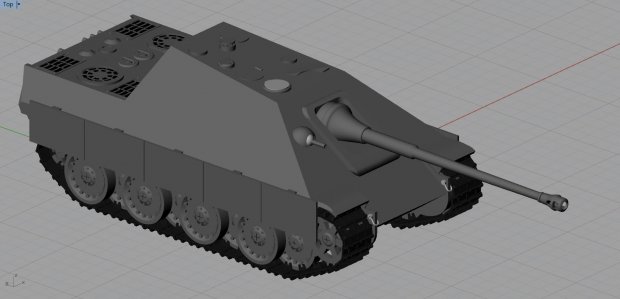 3D Jagdpanther  model