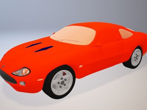 Jaguar XKR 2000 3D model