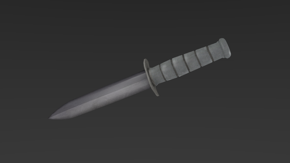 Knife Low Poly