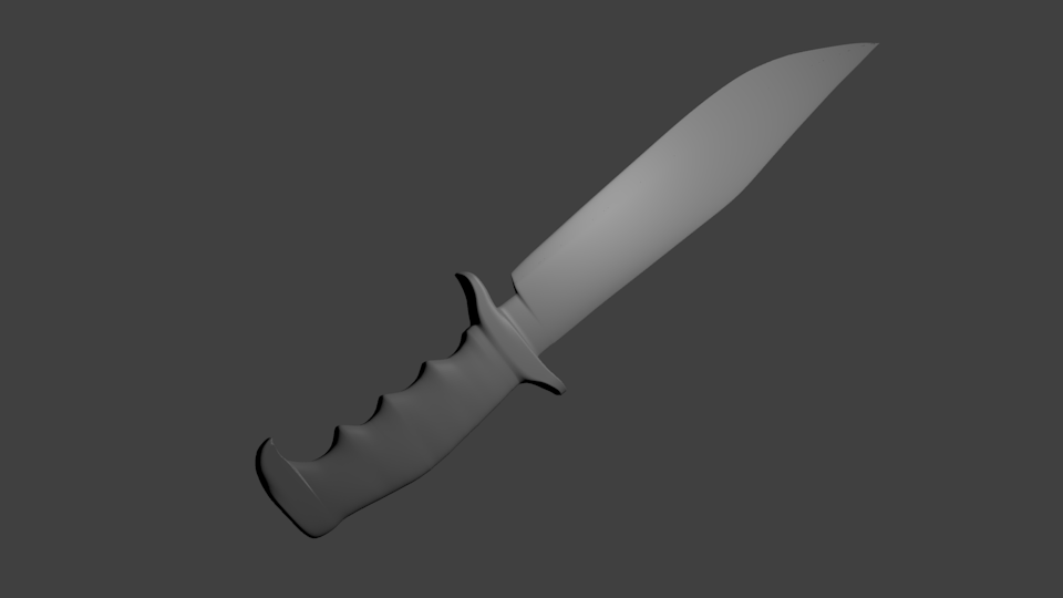3D Knife model