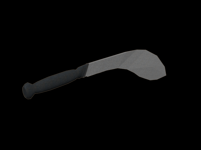 Kukri Knife 3D model