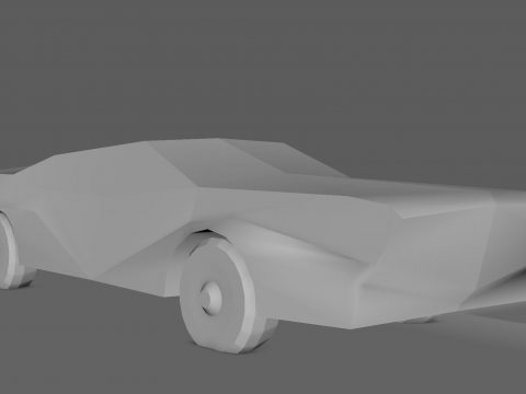 Lowpoly Car 3D model