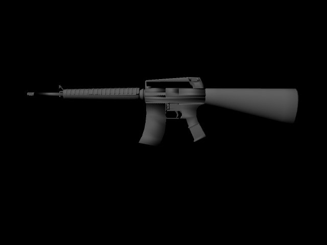 3D M16 model