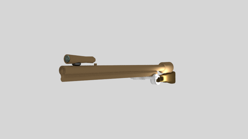 M2 browning 3D model