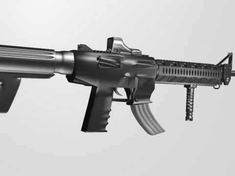 M4 Assault Rifle 3D model