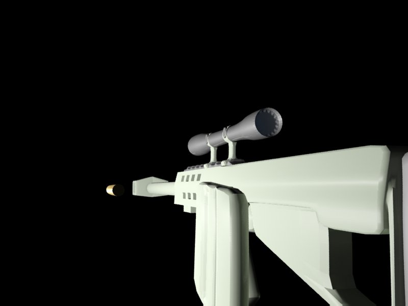 3D M95 Sniper rifle model
