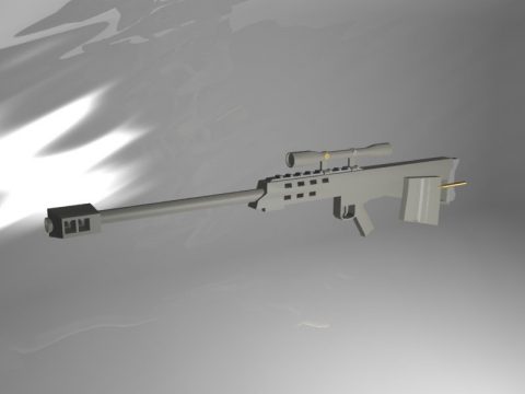 M95 Sniper rifle 3D model