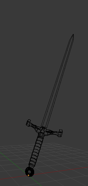 3D Medieval Sword model