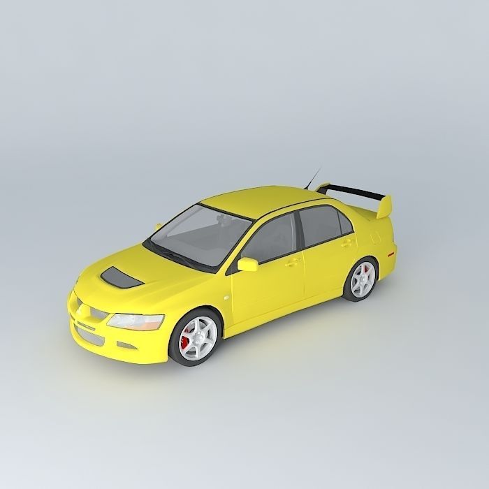 Mitsubishi Lancer Evolution VIII GSR 2004 3D model