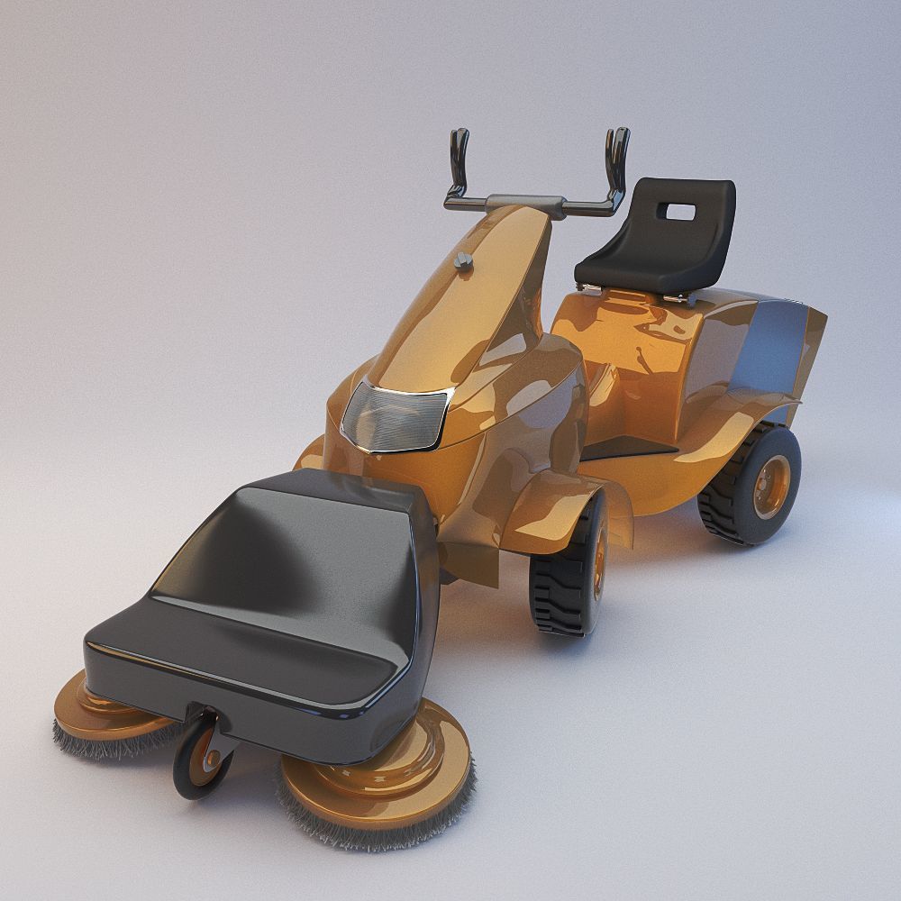 Multifunctional auto for cleaning streets
