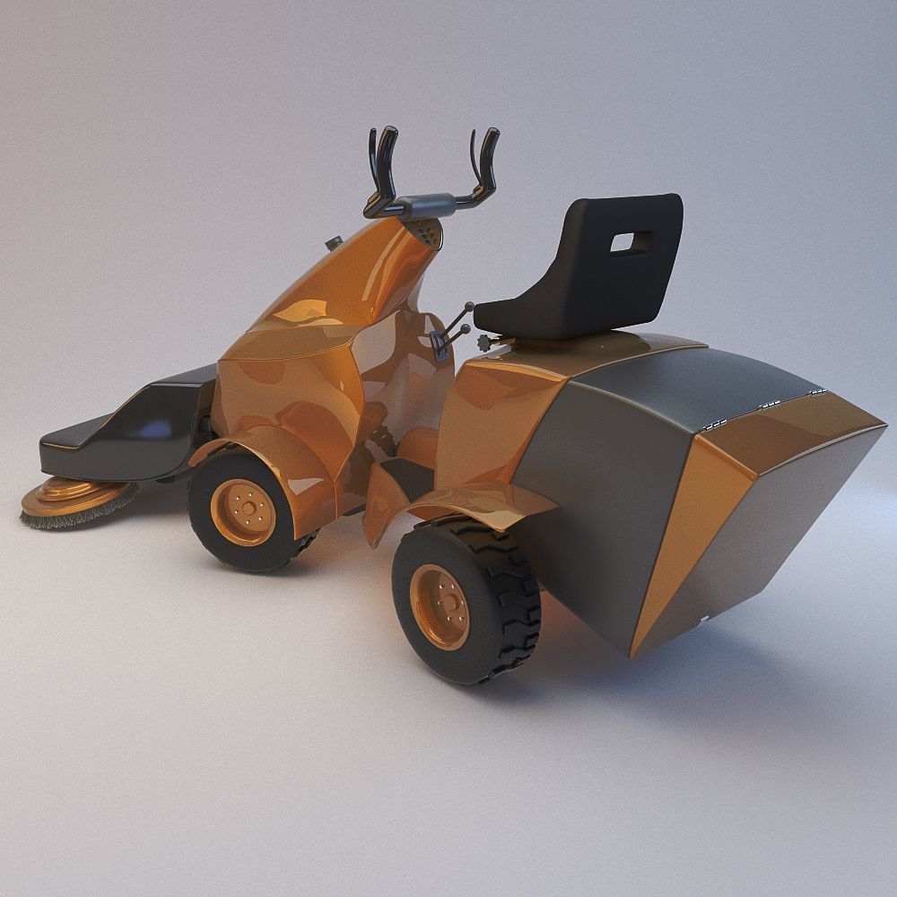 Multifunctional auto for cleaning streets