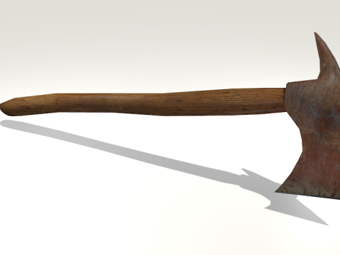 Old axe 3D model