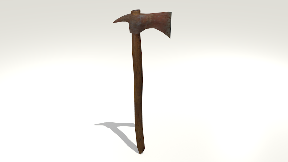 3D Old axe model