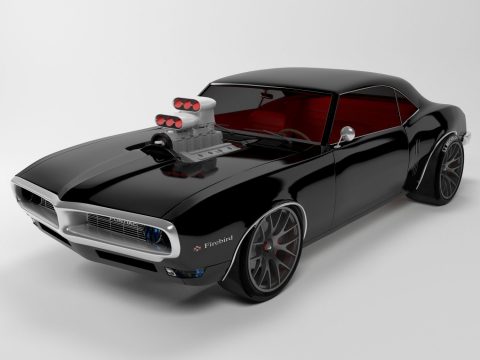 3D Pontiac Firebird model