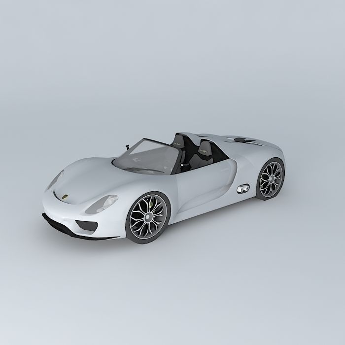 Porsche 918 Spyder Concept 2010 3D model