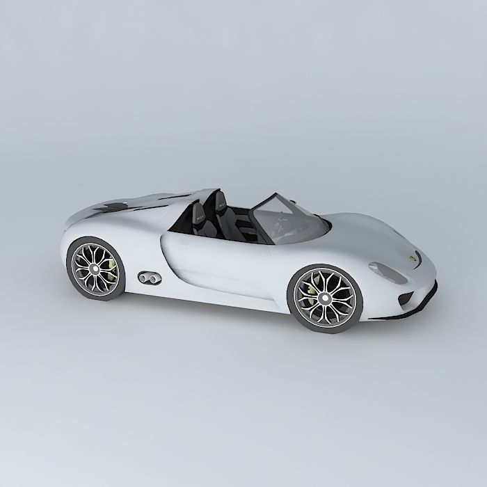 3D Porsche 918 Spyder Concept 2010 model