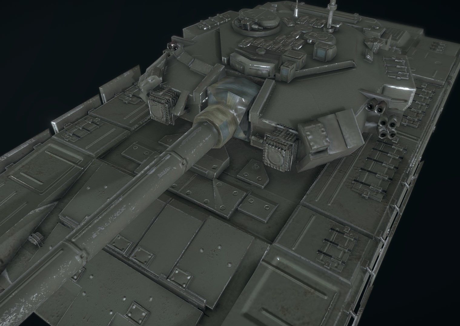 Russian Military Vehicles T90 3D model