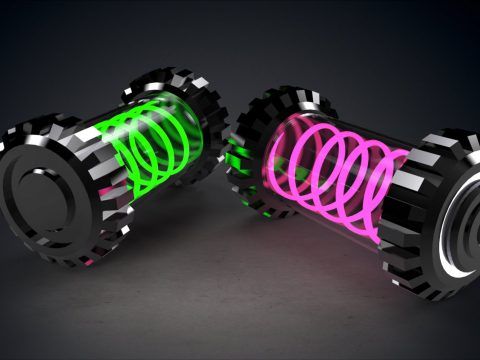 Sci-fi Liquid Nuclear Grenade 3D model