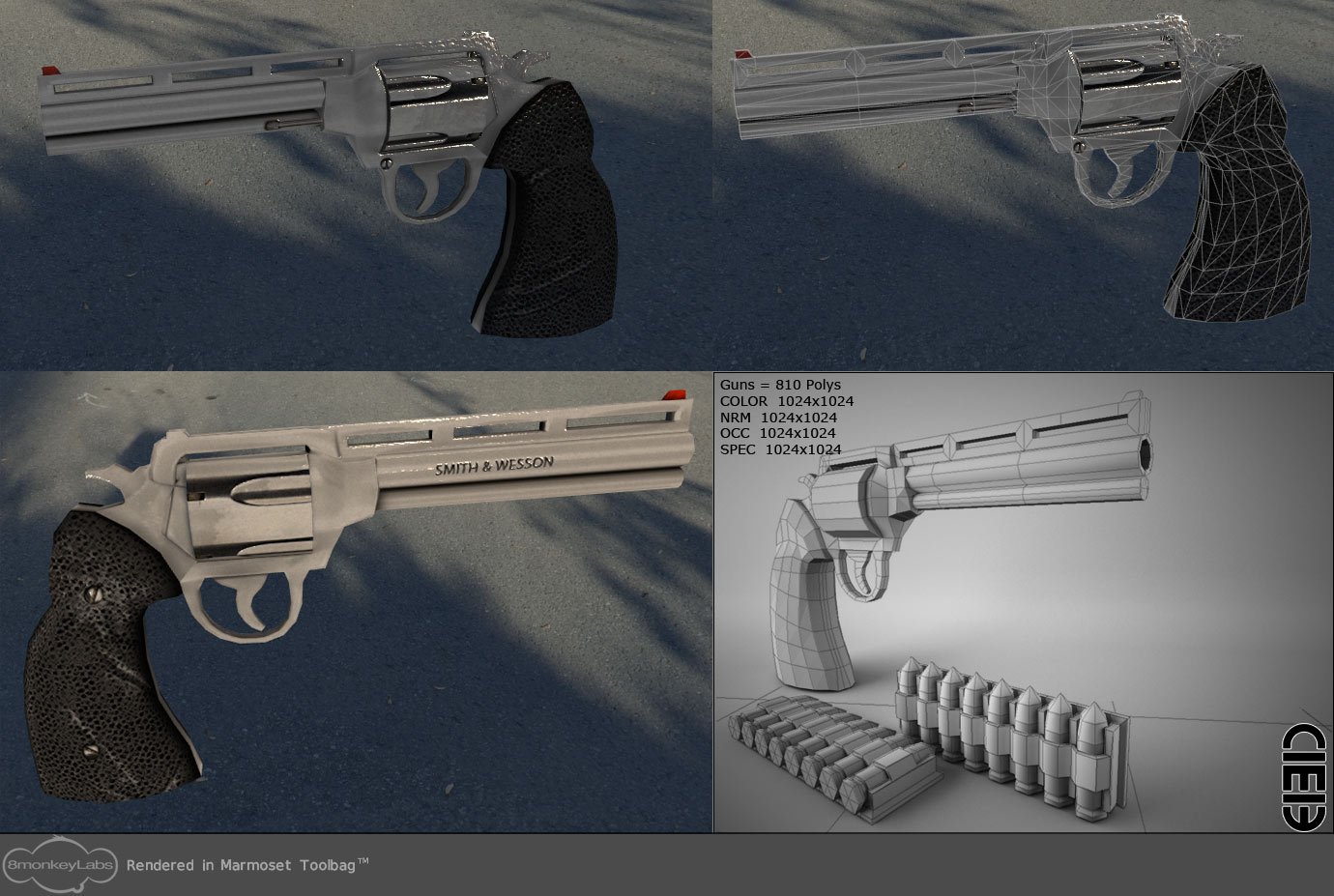 Smith wesson 3D model