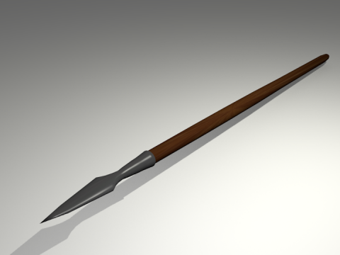 Spear 3D model