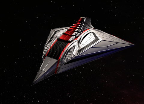 Starship 3D model