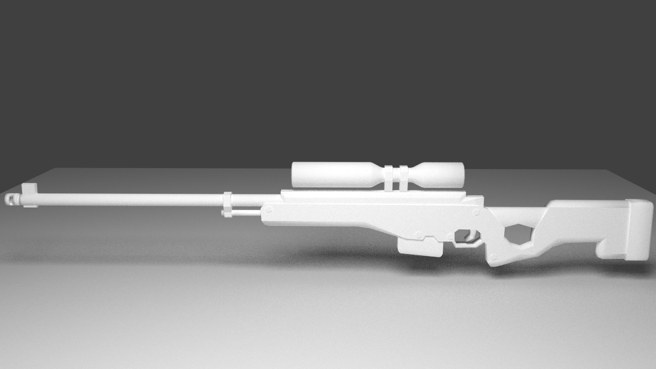 Sniper 3D model