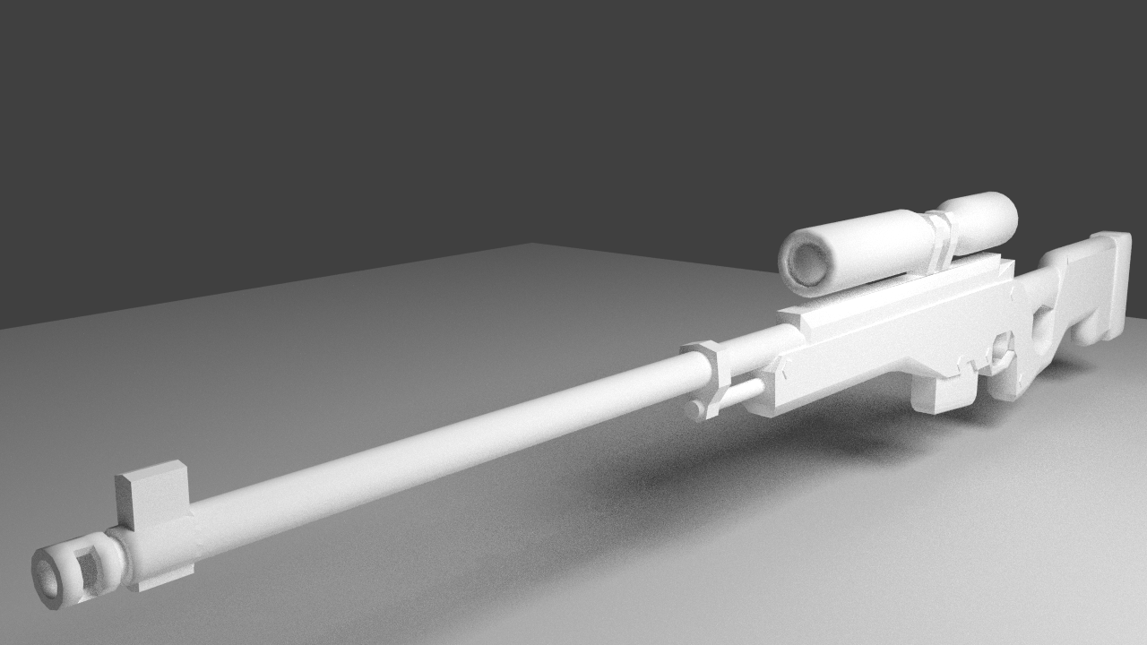 3D Sniper model