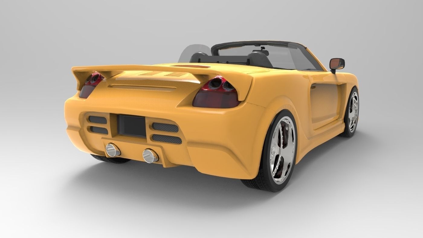 3D Toyota MRS model