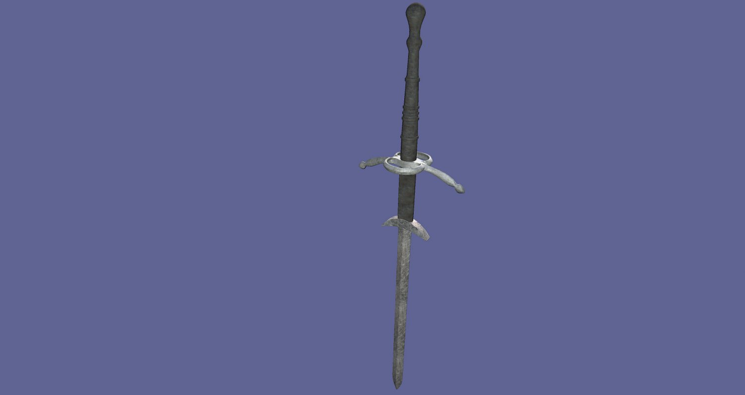 3D Two handed Sword model