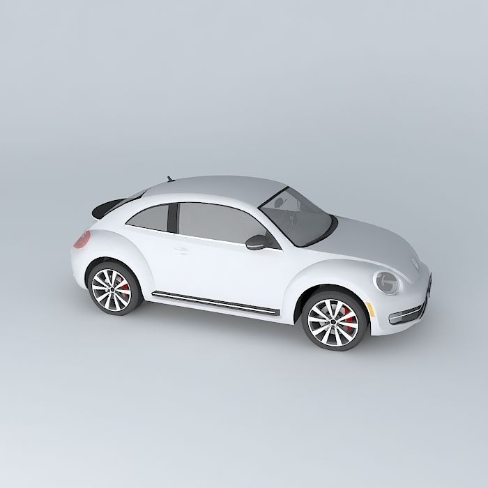 3D Volkswagen Beetle Turbo A5 2012 model