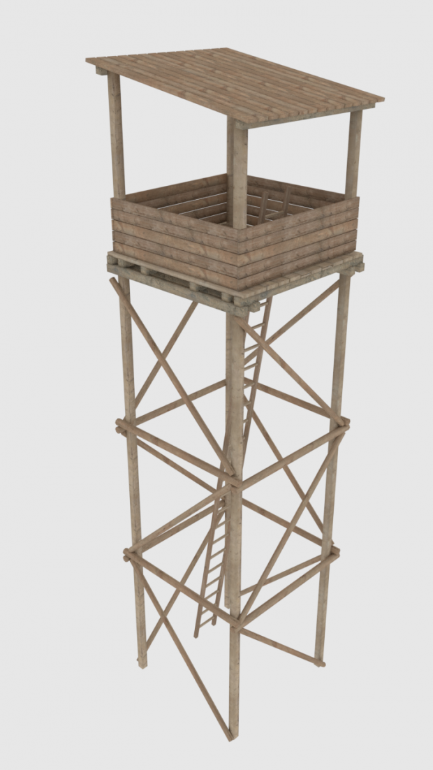 Wooden tower 