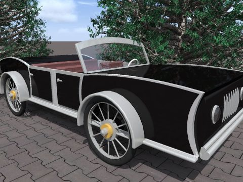 Historic car 3D model