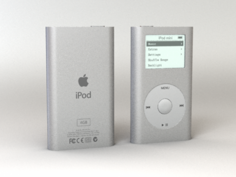 iPod 3D model
