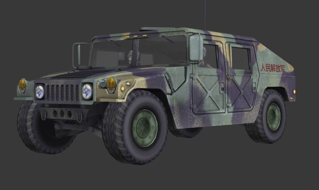 3D Military vehicle model