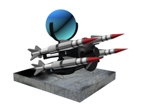 Rapier missile system 3D model