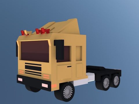 Truck zarde ghanari in iran 2017 3D model