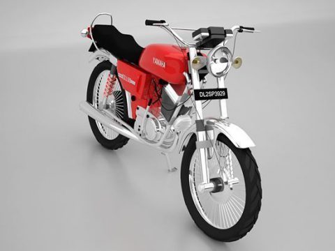 Yamaha rx 100 3D model