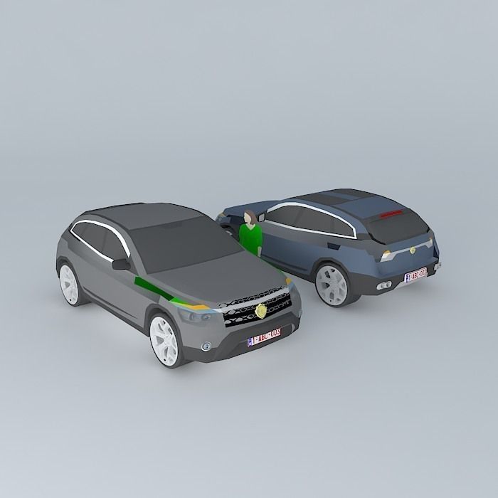 4x4 Car 3D model