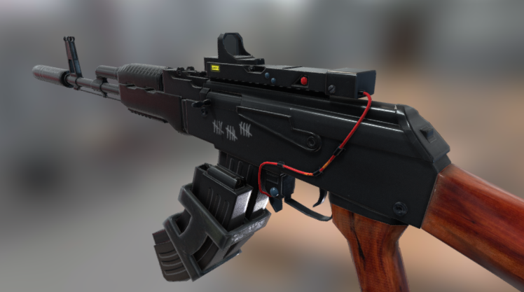AK-47  3D model