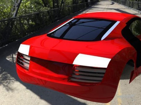 AUDI R8 3D model