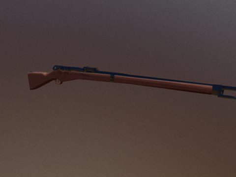 Berthier Rifle 3D model