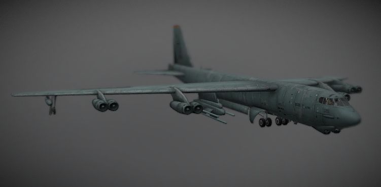 Boeing B-52 Stratofortress 3D model