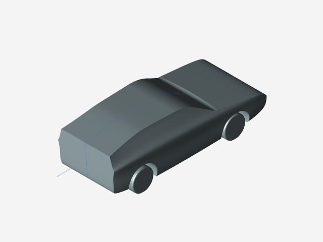 3D CAR DESIGN model