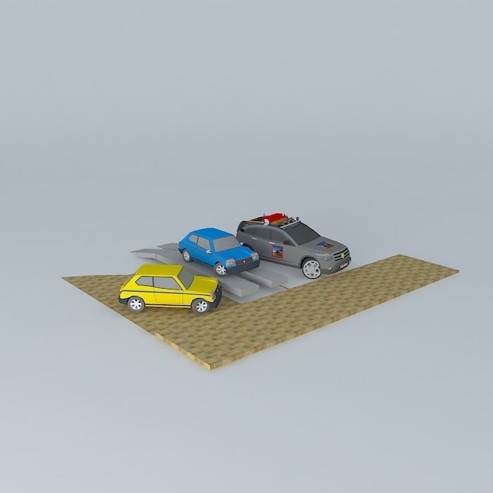Car 1st and 2nd generation 3D model