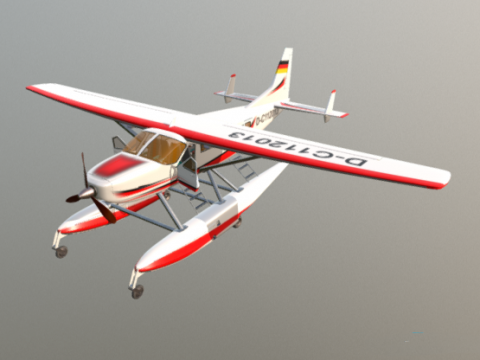 Cessna 208 3D model