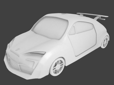 Concept Race Car 3D model