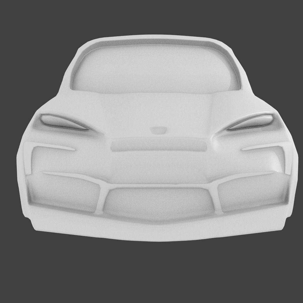 3D Concept Race Car model
