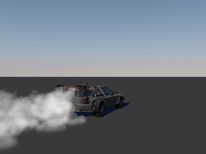 3D Delorean dmc-12 model
