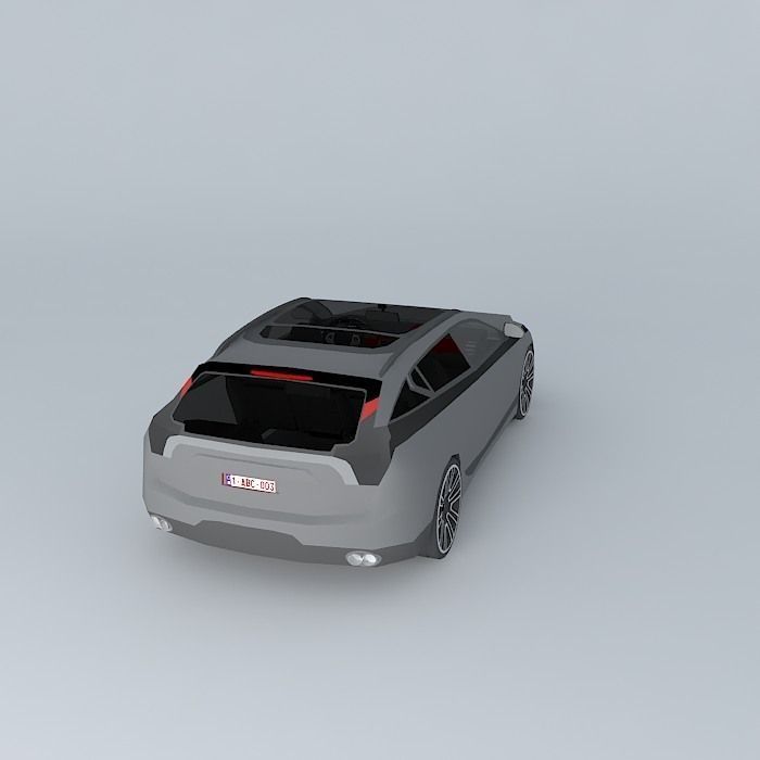3D Family car model
