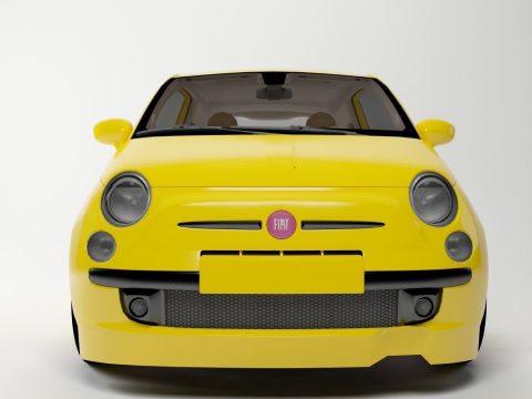 Fiat 500 Sport 3D model